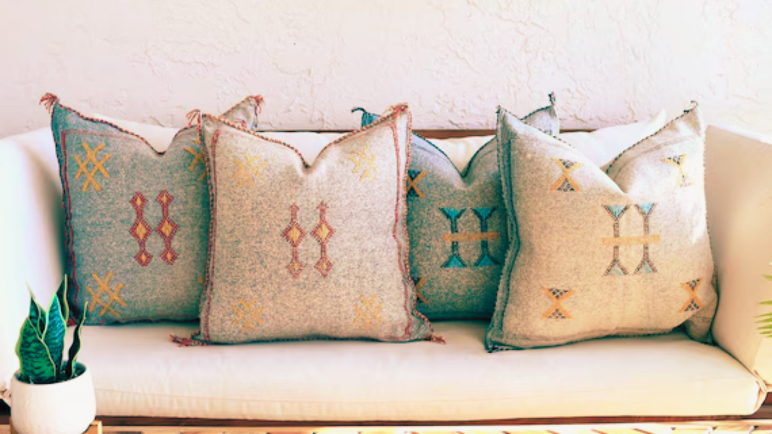 Cactus Silk Pillows