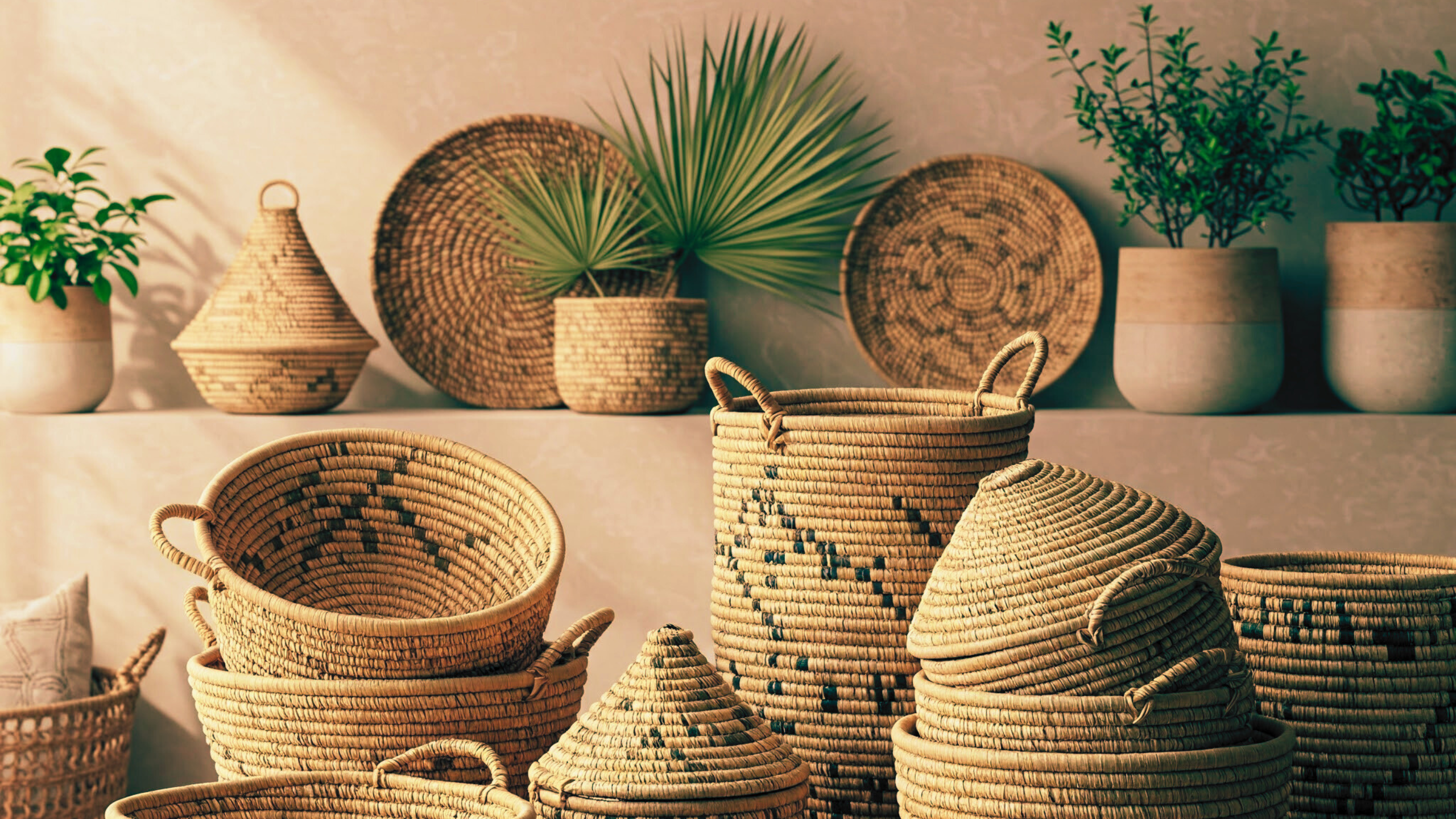 Handmade Moroccan Baskets