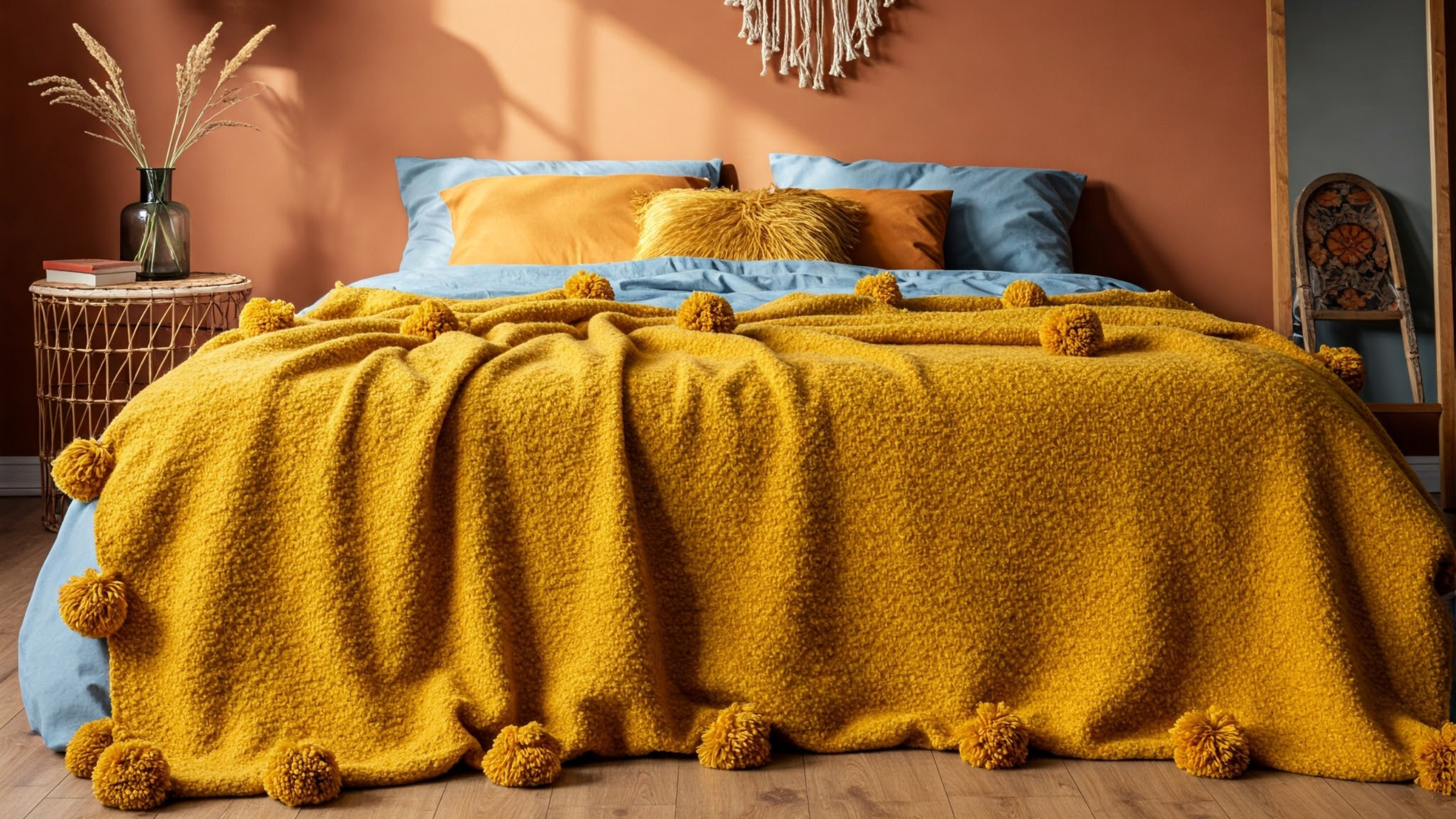 Handwoven Moroccan Blankets & Throws