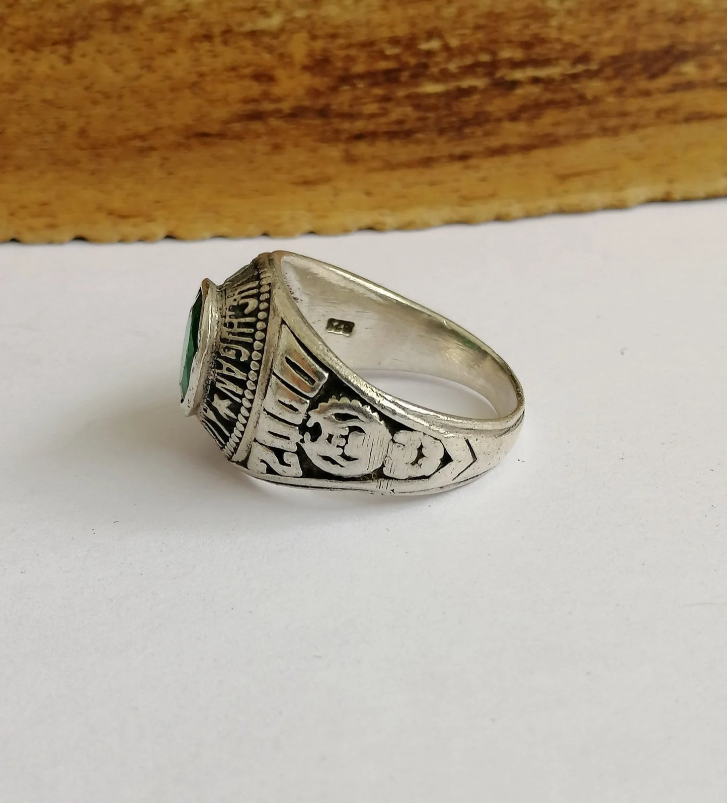 Sterling Silver Central Michigan University Oval Ring - 1959/2000