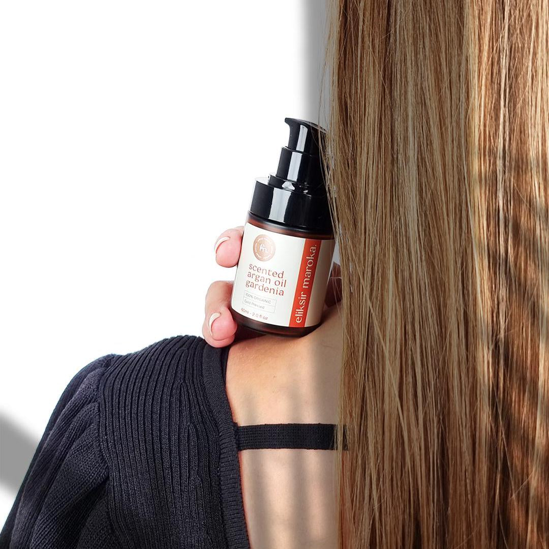 White Musk Scented Argan Oil | Natural Moisturizer for Skin & Hair | Hydrating Moroccan Beauty Oil | Perfect Gift for Her and Selfcare