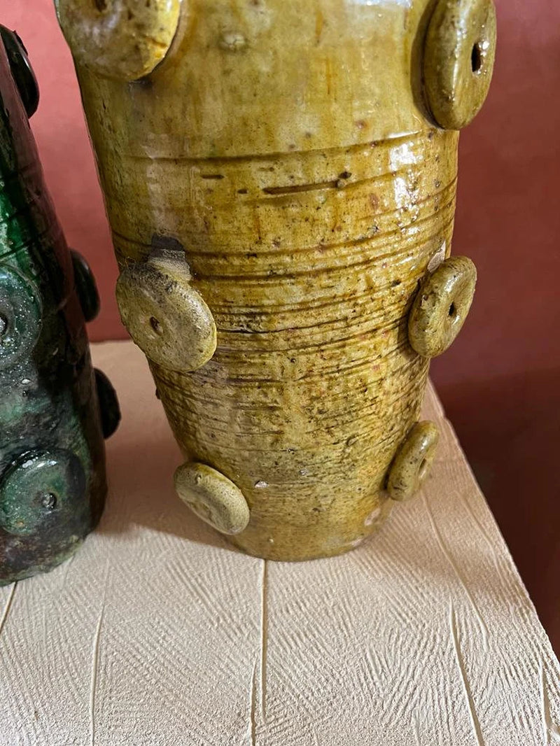 Terracotta, Tamegroute Decorative Vase, Natural Vase