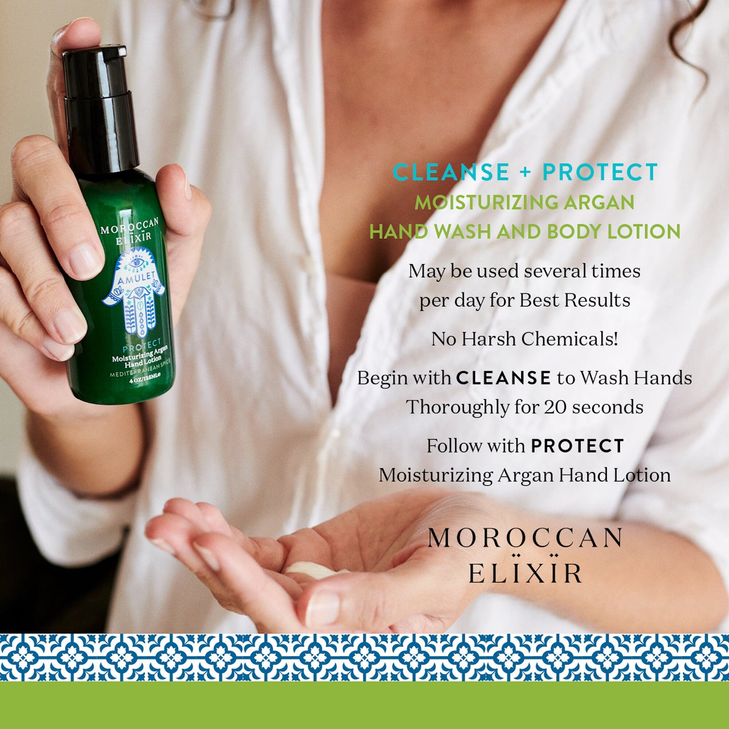 CLEANSE + PROTECT Moisturizing Argan Hand Wash and Lotion (Set of 2)