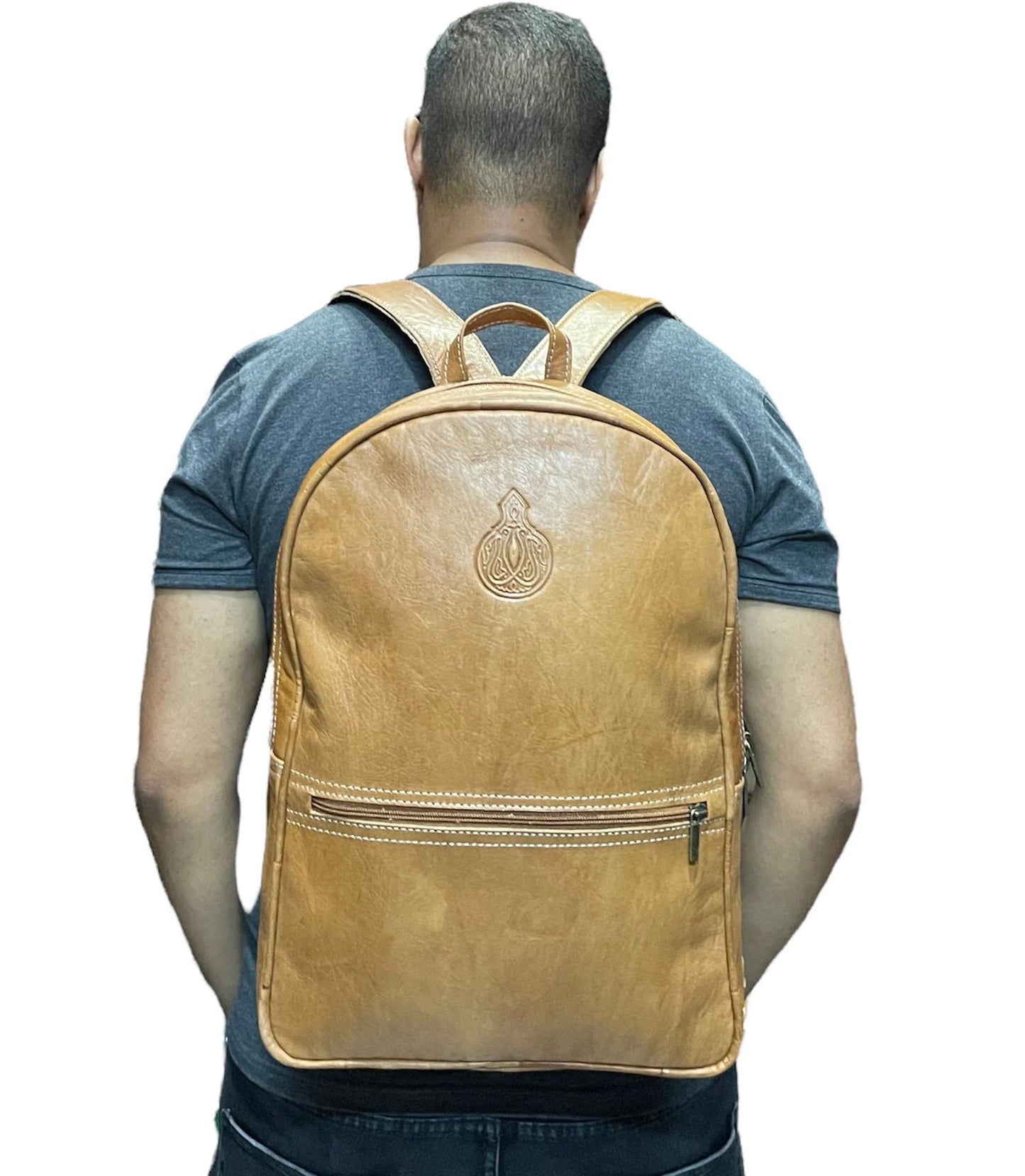 Large Leather Backpack, Handmade Leather Rucksack, Work Bag, School Backpack, College Backpack, Travel Leather Rucksack, Backpack Purse