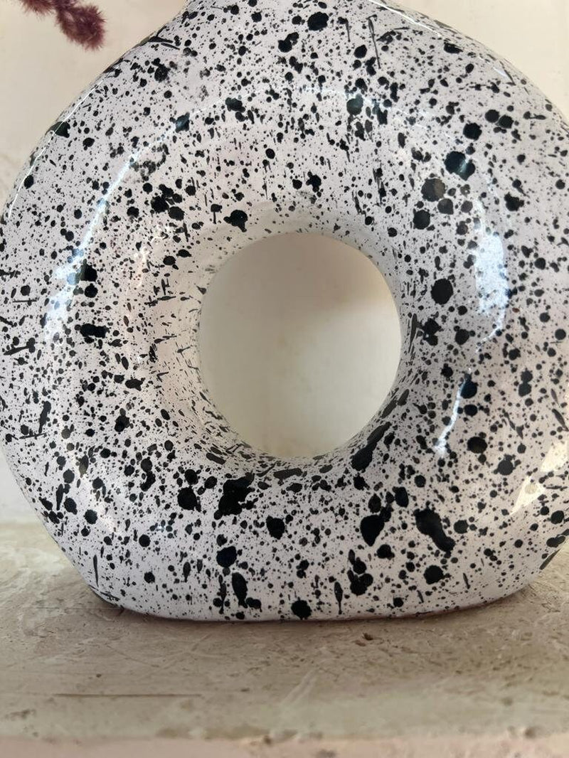 Terracotta Vase, Ceramic Pottery Decoration, Vase