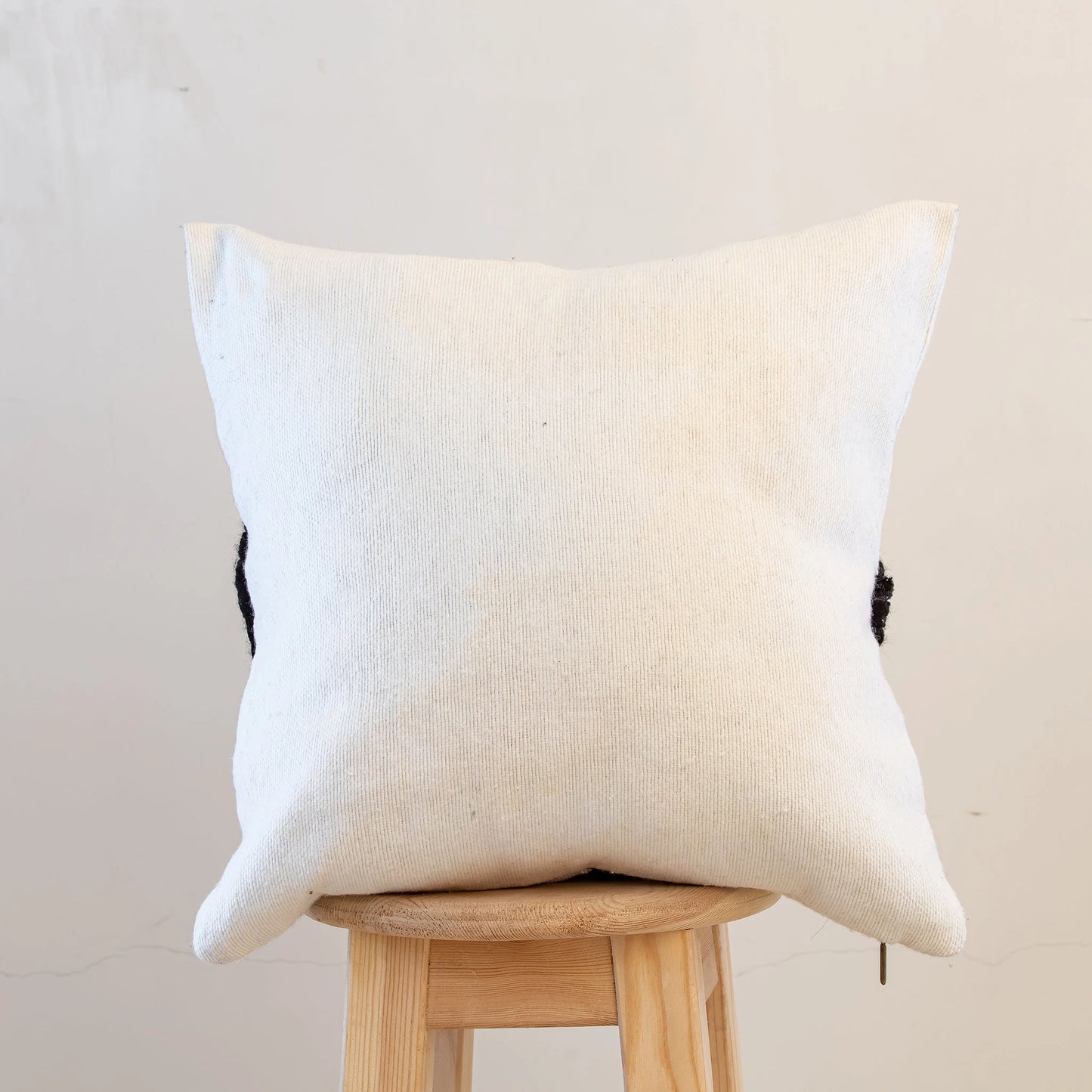 White and Black Moroccan Decorative Pillow - Handmade Pillow -Livingroom Pillow - Bedroom Pillow - Custom Pillow