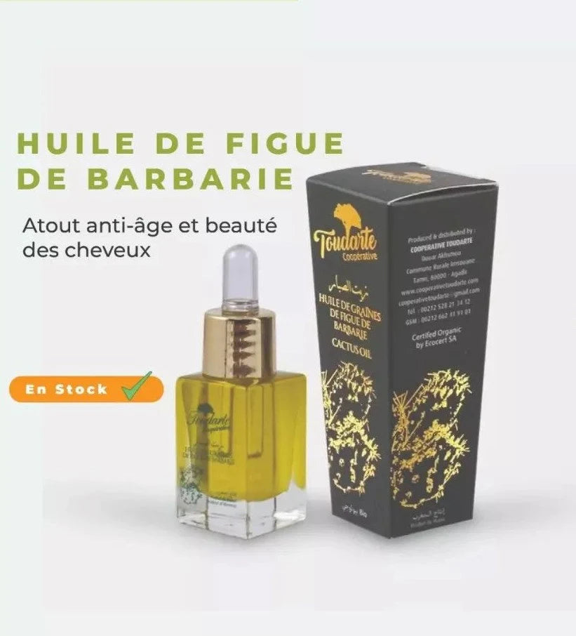 Organic Virgin Prickly Pear Seed Oil (Cold Pressed) Secret to Super Hydrated Skin 15Ml