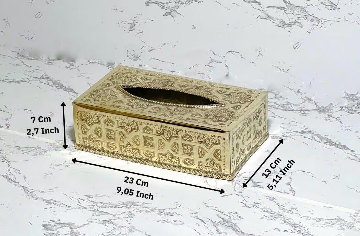Hand Carved Tissue Holder, Handmade Moroccan Copper Tissue Box, Tissue Box Fits Most Cars, Home Decor, Bathroom Accessoires
