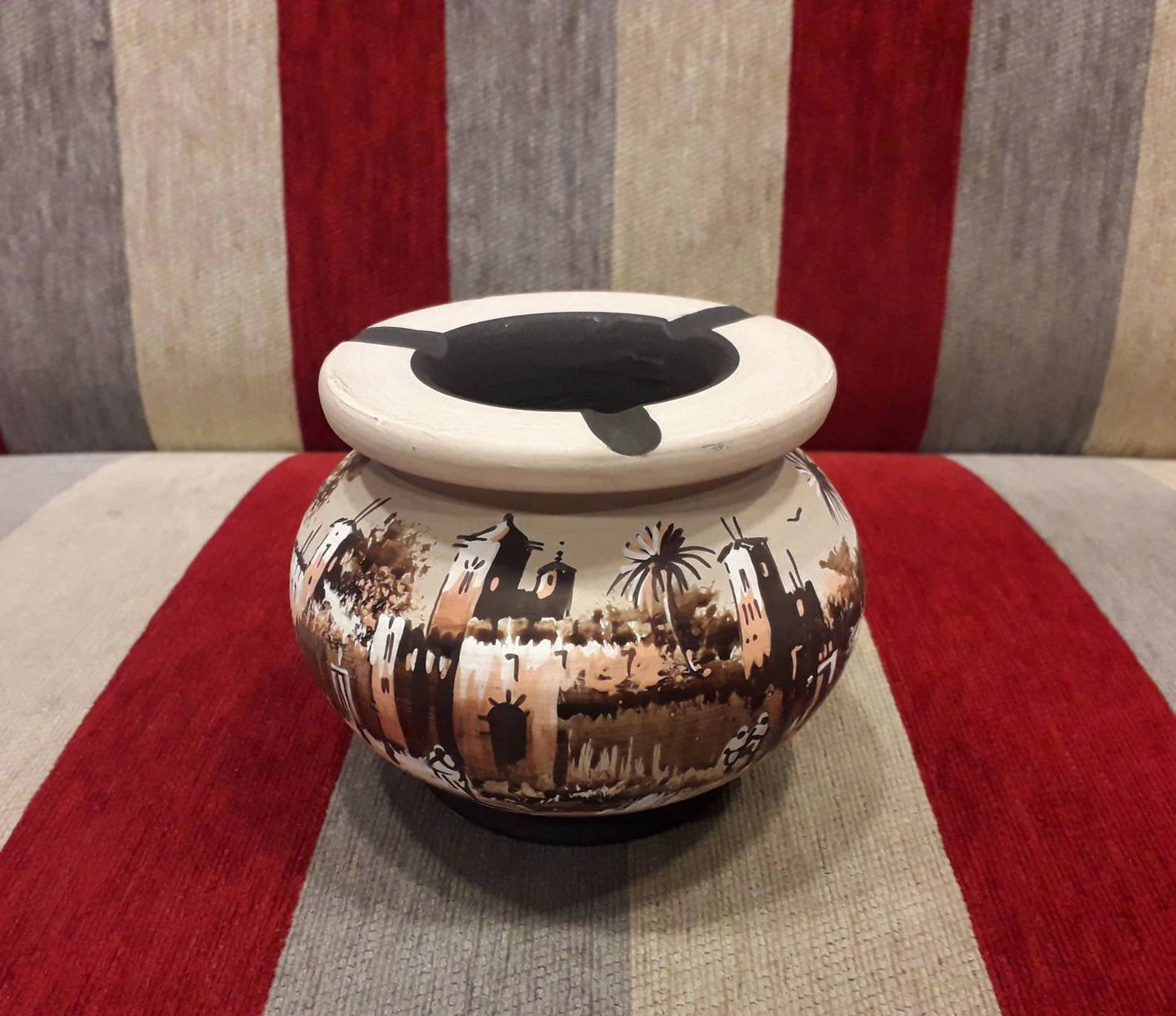 Moroccan round Ashtray Unique Ashtray Cigar Ashtray Home Decor Gift for Him Handmade Ashtray Decorative Ashtray with Lid