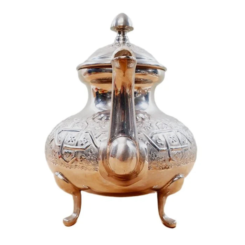 Set of 2 Moroccan Teapots, Teapot for One or 3 Cups, Moroccan Green Tea, Small and Large Teapot