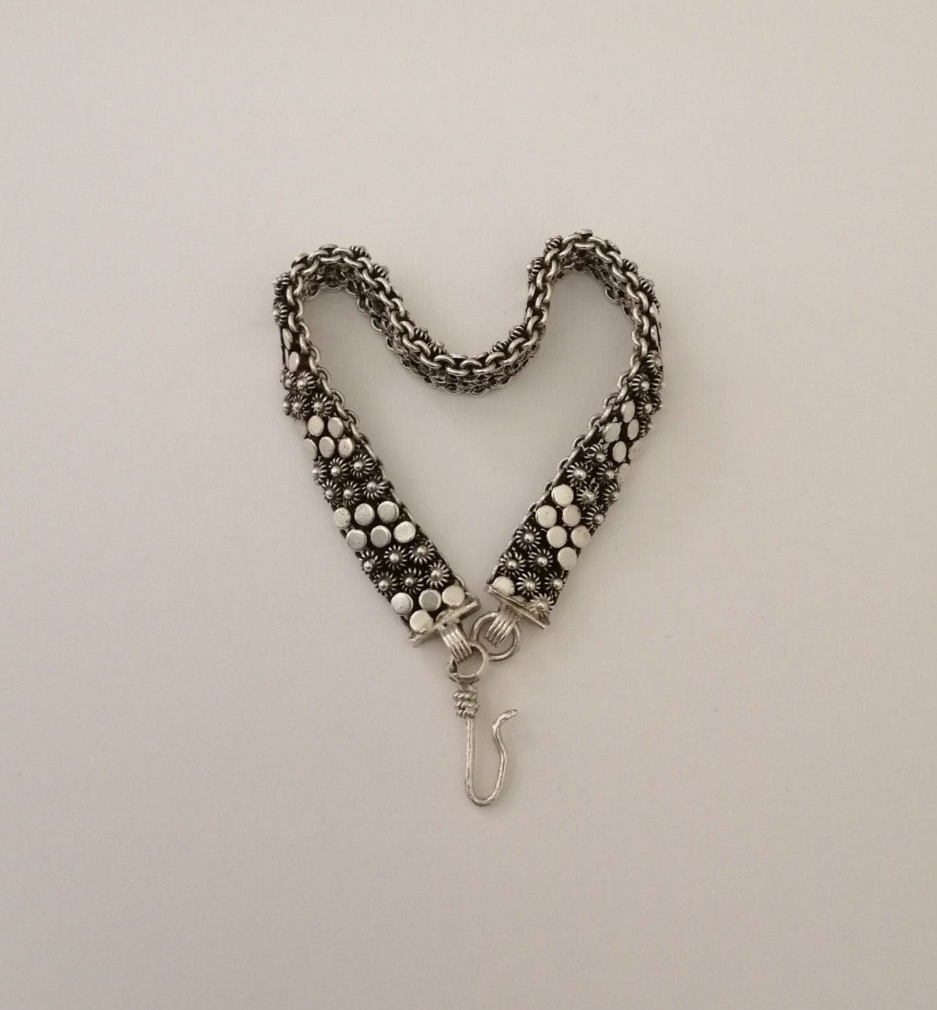 Elegant Vintage Silver Bracelet