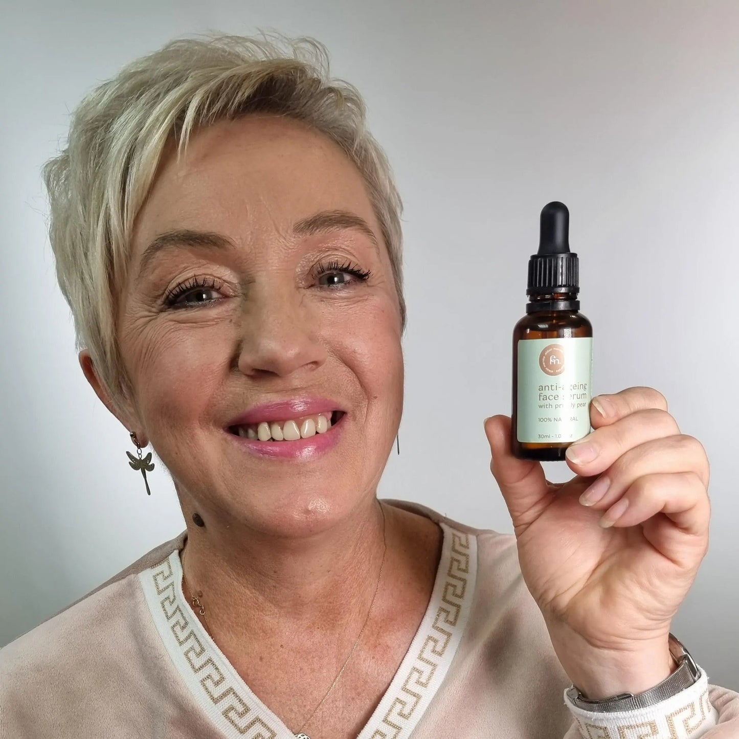 Organic Prickly Pear Oil Anti-Aging Serum – Hydrating Face Serum for Women, Vegan & Cruelty-Free – Brightening, Wrinkle-Reducing Skincare