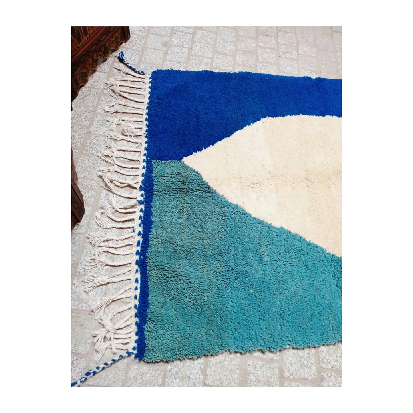 Beni Ourain Rug .Moroccan Azilal Rug Handmade Natural Wool,Berber Carpet Authentic Azilal Area Rug