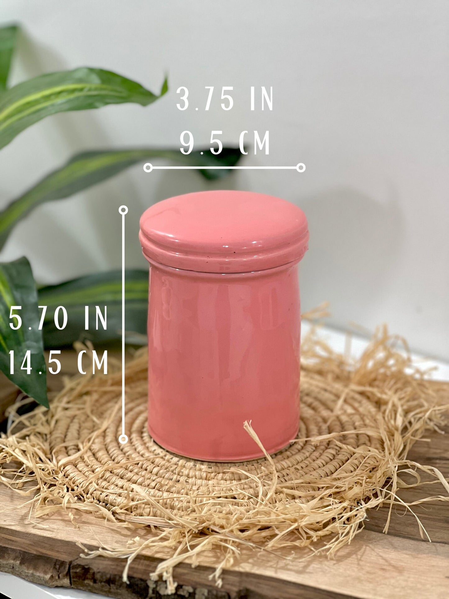 Handmade Tea Coffee Sugar Canister Set of 3, Pottery Canister Set of 3, Kitchen Storage Tins, Tea Caddy, Kitchen Storage Jars, Kitchen Goods