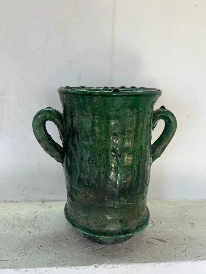Terracotta Mini Pots, Tamegroute Pottery, Natural Vase