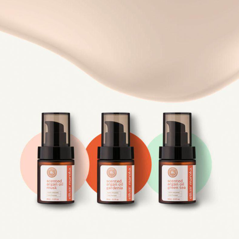 White Musk Scented Argan Oil | Natural Moisturizer for Skin & Hair | Hydrating Moroccan Beauty Oil | Perfect Gift for Her and Selfcare
