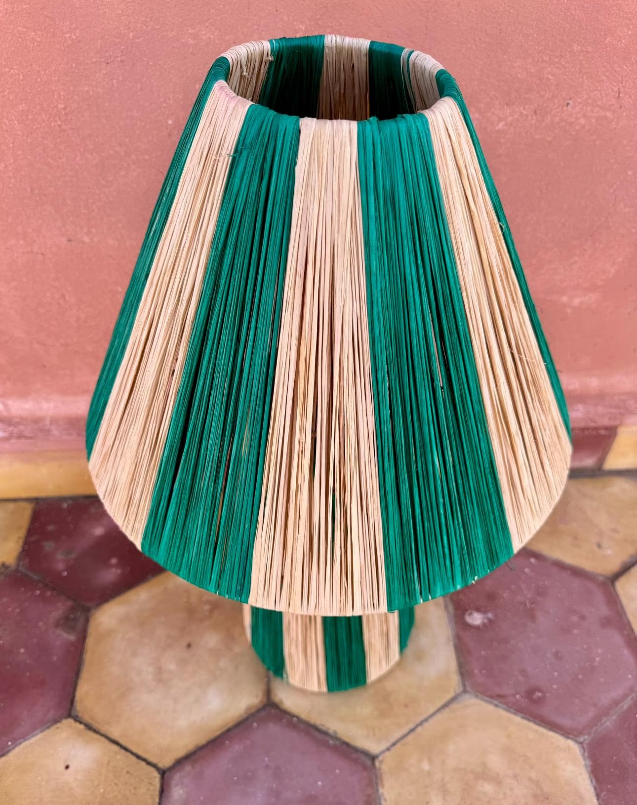 Raffia Lamp, Raffia Pendant Light ,Lamp Shade