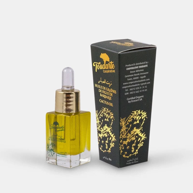 Organic Virgin Prickly Pear Seed Oil (Cold Pressed) Secret to Super Hydrated Skin 15Ml