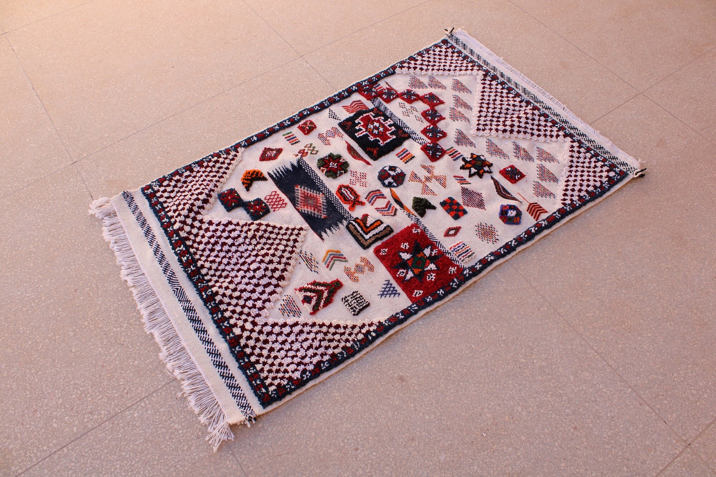 Moroccan Area Rug, Handmade Wool Rug, Custom Size Rug, Flatweave Kilim Rug, Geometric Design Rug, Rugs for Living Room 8X10, Teppich Berber