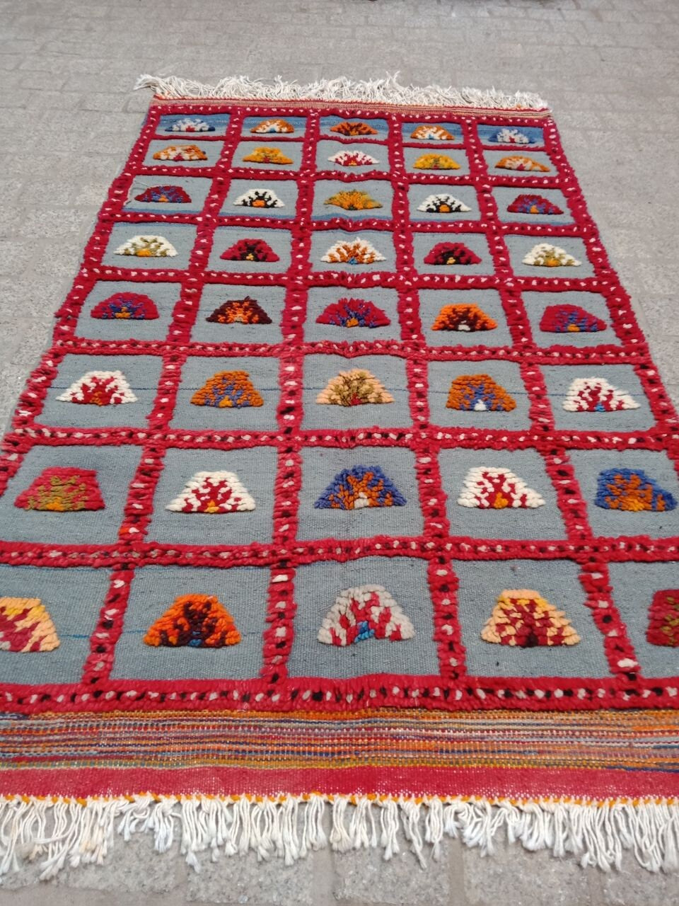 Vintage Rug 3×5 Ft. Moroccan Akhnif Rug, Vintage Berber Rug, Moroccan Kilim, Handmade Wool Rug, Home Decor