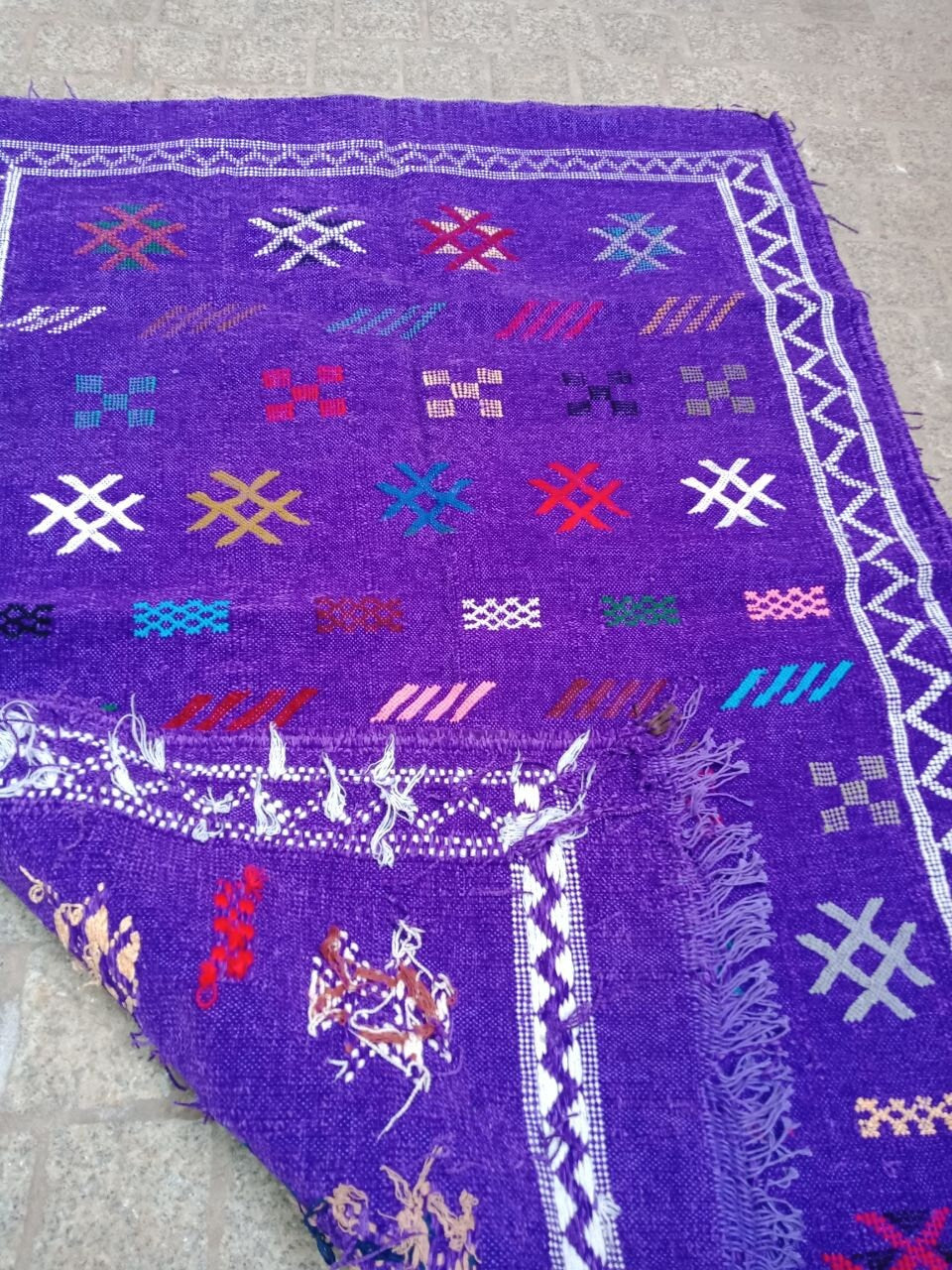 Moroccan Berber Rug. Handmade Berber Rug.Berber Kilim . Authentic Azilal. Sabra Rug. Boho Rug