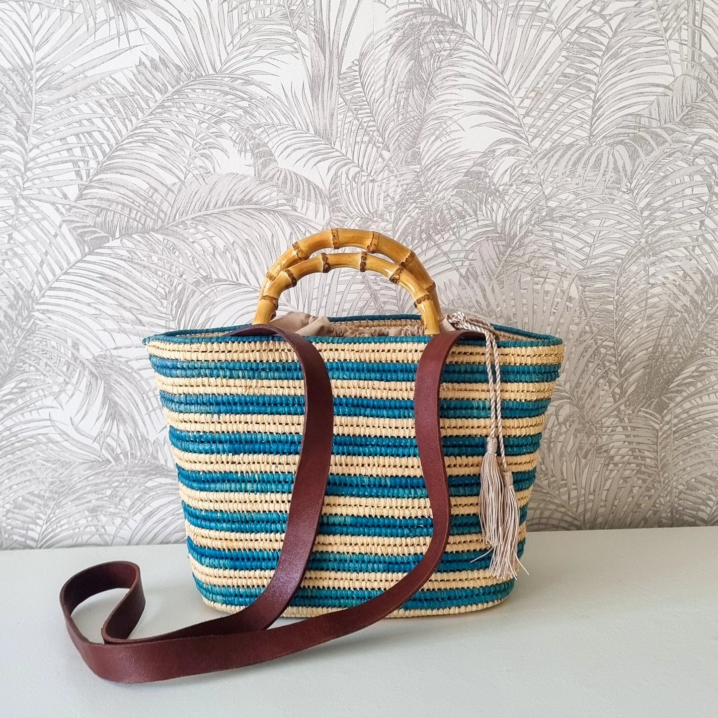 Raffia Basket, Handmade Moroccan Bag, Mini Moroccan Basket, Straw Basket Bag, Straw Basket Bag, Summer Bag, French Basket, Moroccan Basket