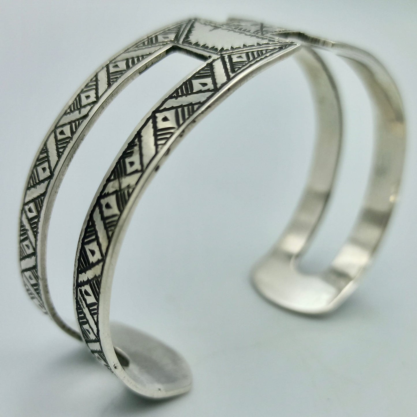 Bangle Bracelet 925 Sterling Silver Open Charm, Fine Jewelry Cuff Bracelet, Handmade Bracelet, Perfect for Any Occasion