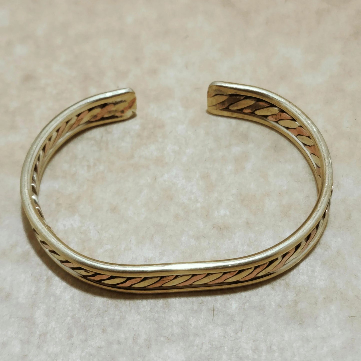 Handmade Twisted Copper Bracelet – Handforged Polished Bangle for Health and Arthritis Relief, Perfect Unisex Gift
