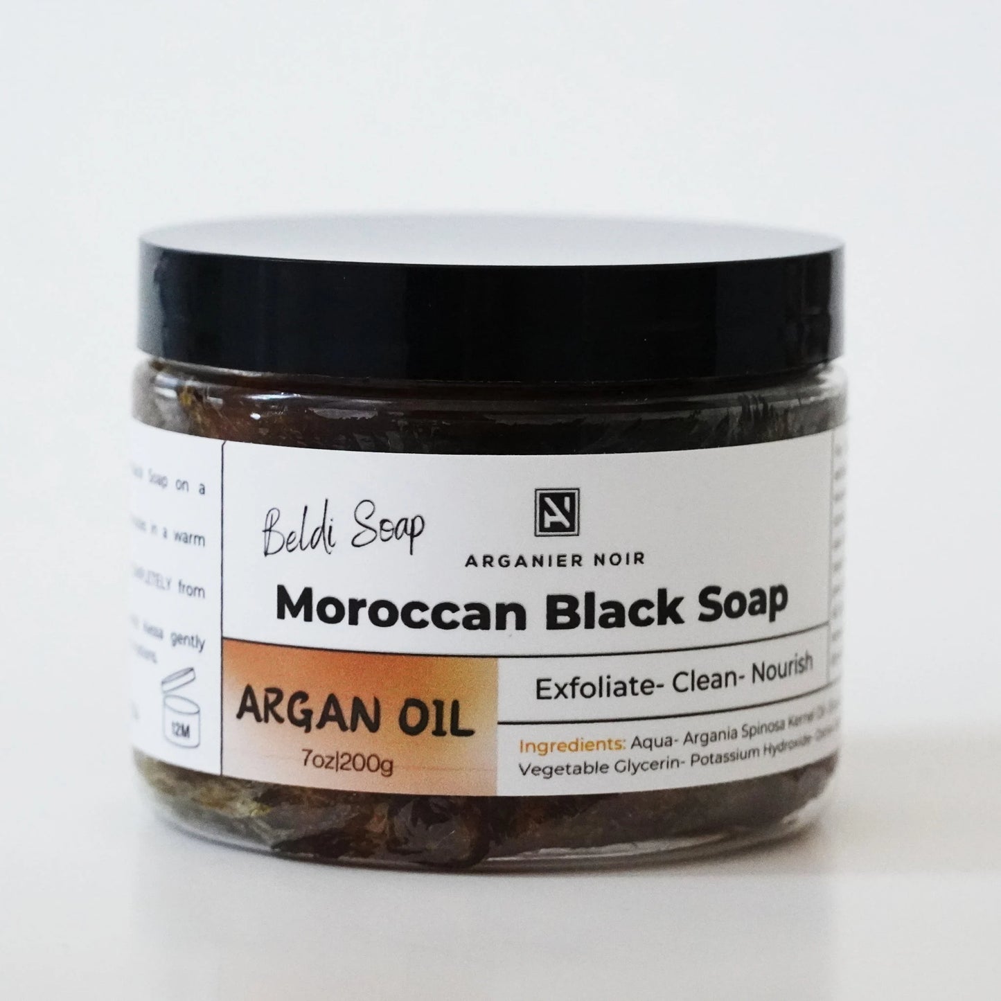 Moroccan Hammam Set- Moroccan Black Soap| Kessa Glove (Read the Ingredients)