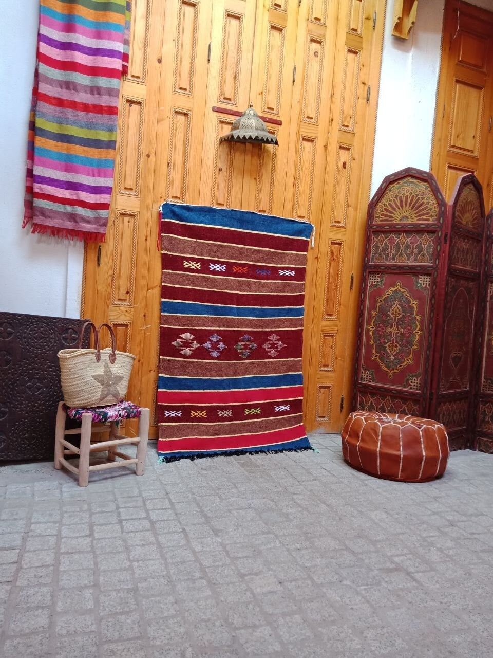 Cactus Silk Rug - Moroccan Cactus Silk Kilim Handmade .Cactus Silk Rug ,Sabra Carpet Berber Authentic Azilal Area Rug. Sabra Rug
