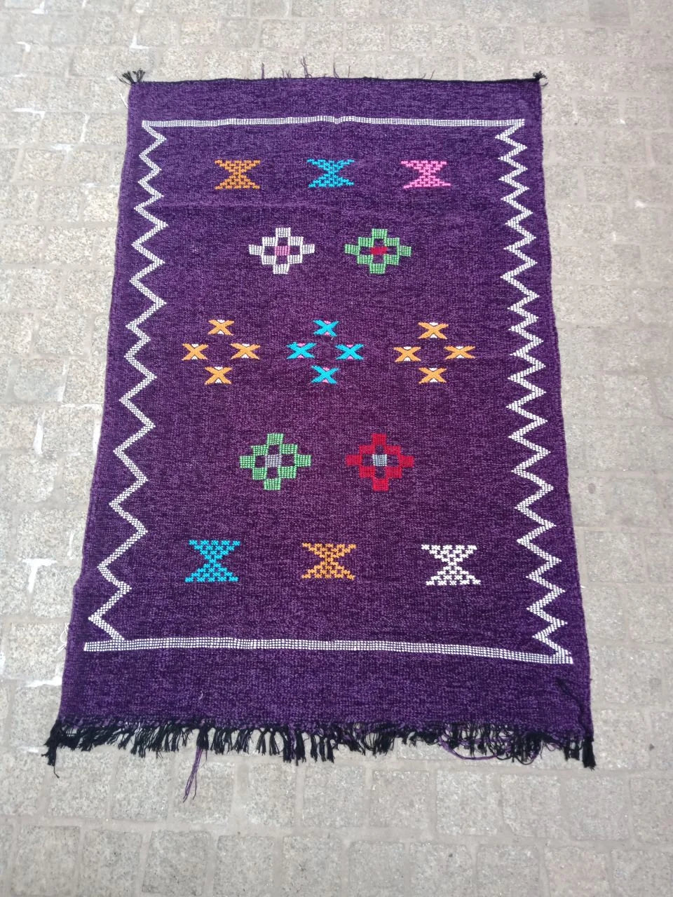 Moroccan Berber Rug. Handmade Berber Rug.Berber Kilim . Authentic Azilal. Sabra Rug. Boho Rug