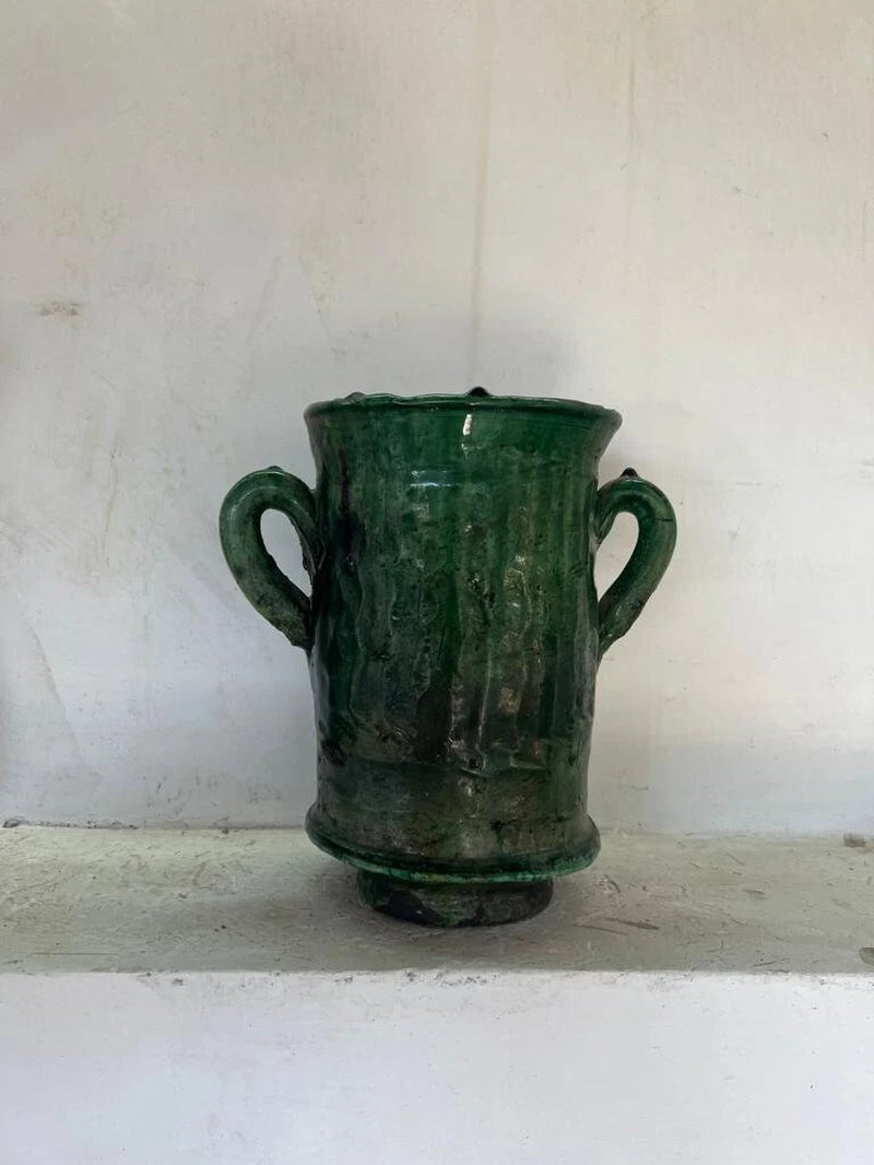 Terracotta Mini Pots, Tamegroute Pottery, Natural Vase