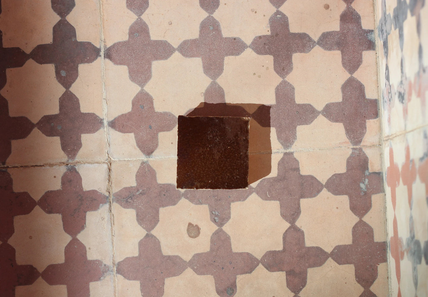 1 Square Foot Brown Moroccan Tile Handmade Square Fireplace Glazed Accent Tile Backsplash Bathroom Wall Tile Home Decor Morocco Tile