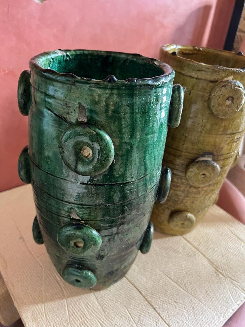 Terracotta, Tamegroute Decorative Vase, Natural Vase