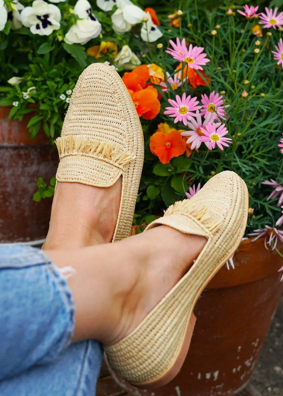 Moroccan Raffia Shoes, Wedding Raffia Shoes for Women, Stylish Raffia Slipper Mules, Unique Moroccan Gift Raffia Mules, Gift for Girlfriend