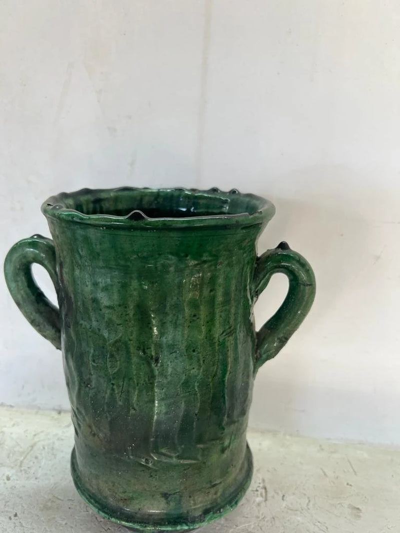 Terracotta Mini Pots, Tamegroute Pottery, Natural Vase