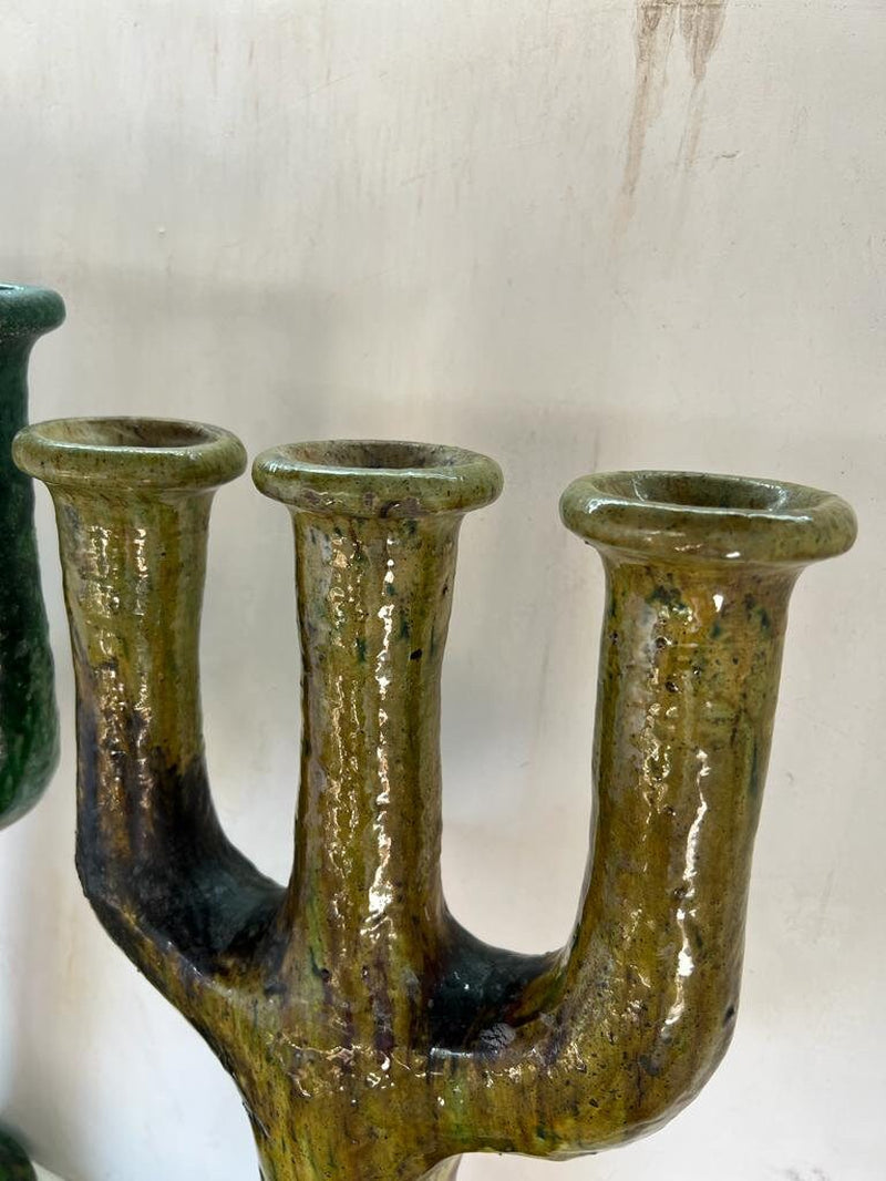 Candle Holder, Bohemian Tamegroute Candle Holder
