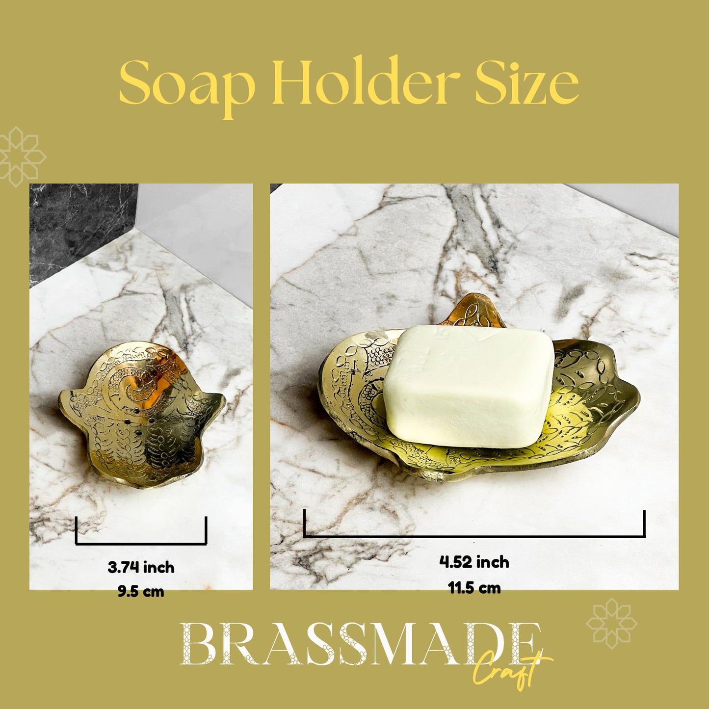 Handcrafted Moroccan Brass Soap Holder, Engraved Artisan Bathroom Decor, Soap Dish, Antique Brass, Soap Tray, Bathroom Accessories .