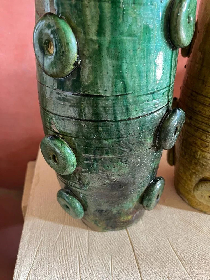 Terracotta, Tamegroute Decorative Vase, Natural Vase