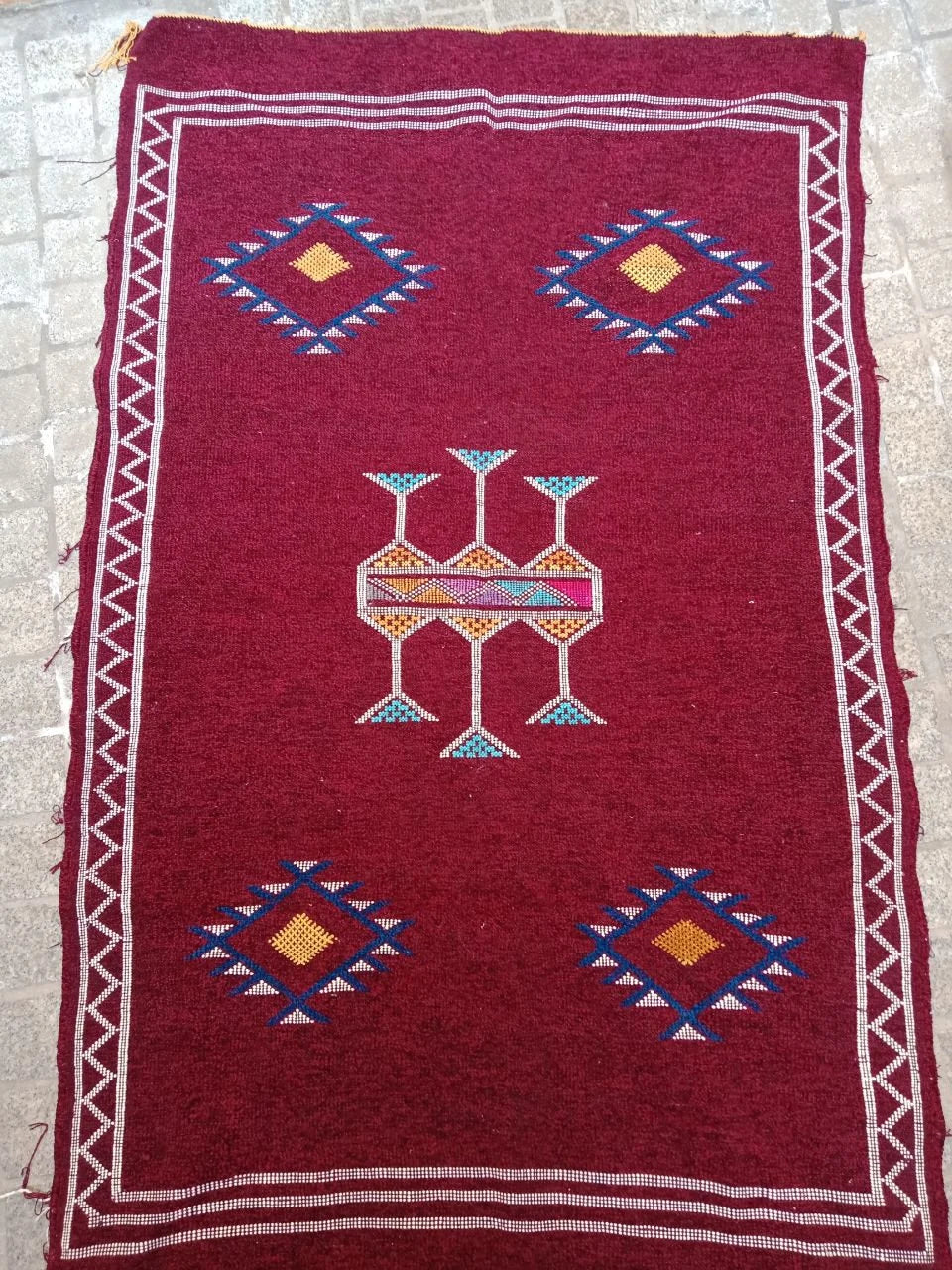 Moroccan Berber Rug. Handmade Berber Rug.Berber Kilim . Authentic Azilal. Sabra Rug. Boho Rug