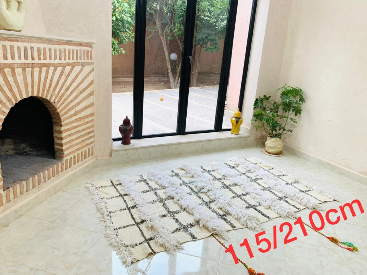Moroccan Handira Blanket -Warm Blanket -Homemade Blankets -Vintage Blanket -Blanket Ladder -Cozy Throw Blanket -Woven Blanket