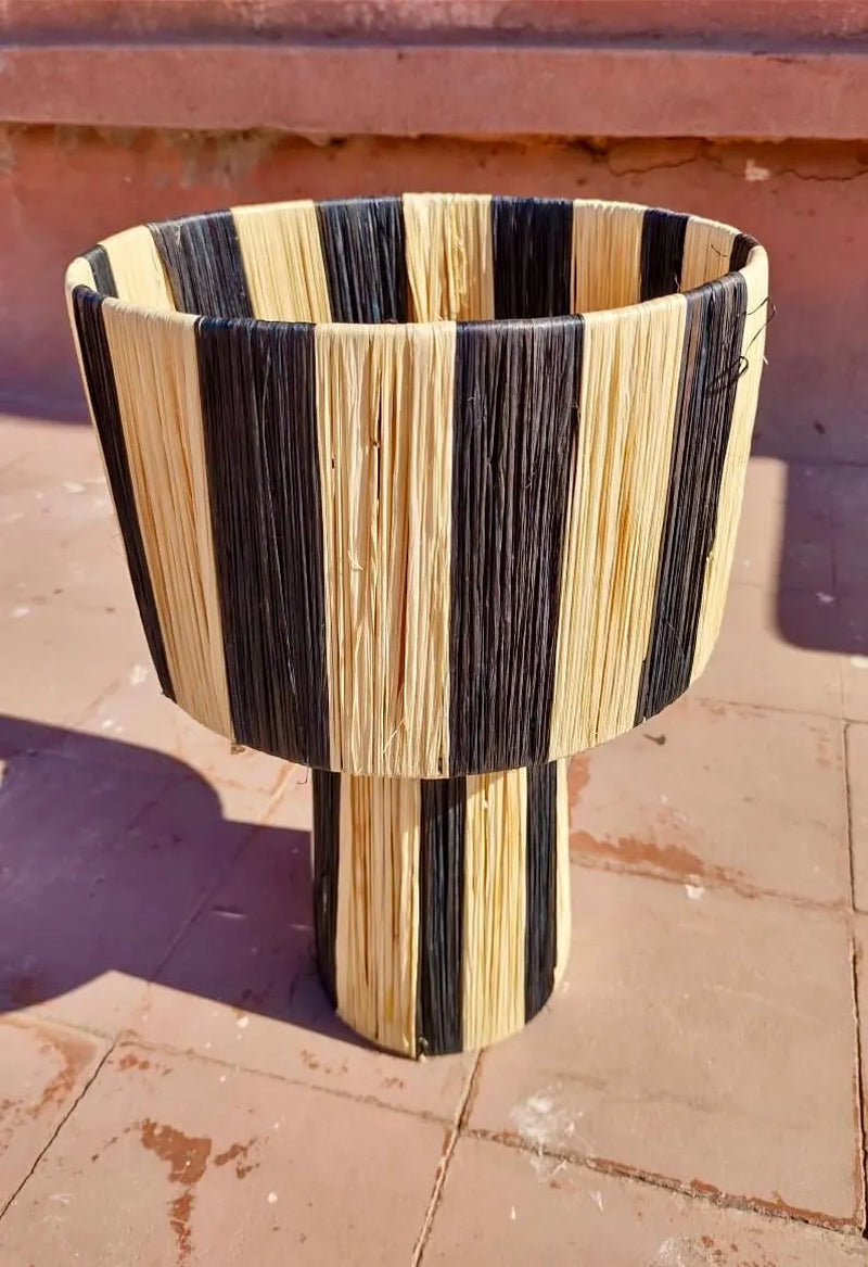 Raffia Lamp, Raffia Pendant Light , Hanging Lamp Shade in Raffia