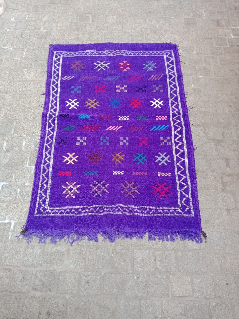 Moroccan Berber Rug. Handmade Berber Rug.Berber Kilim . Authentic Azilal. Sabra Rug. Boho Rug