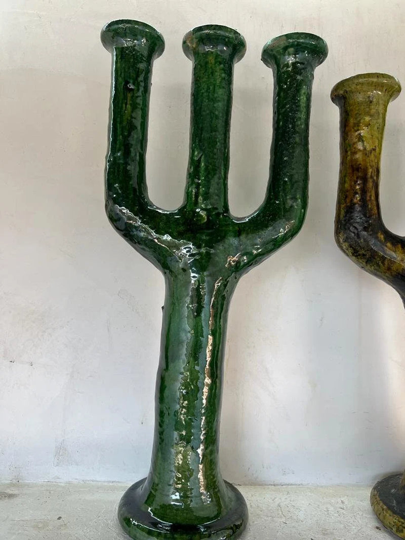 Candle Holder, Bohemian Tamegroute Candle Holder