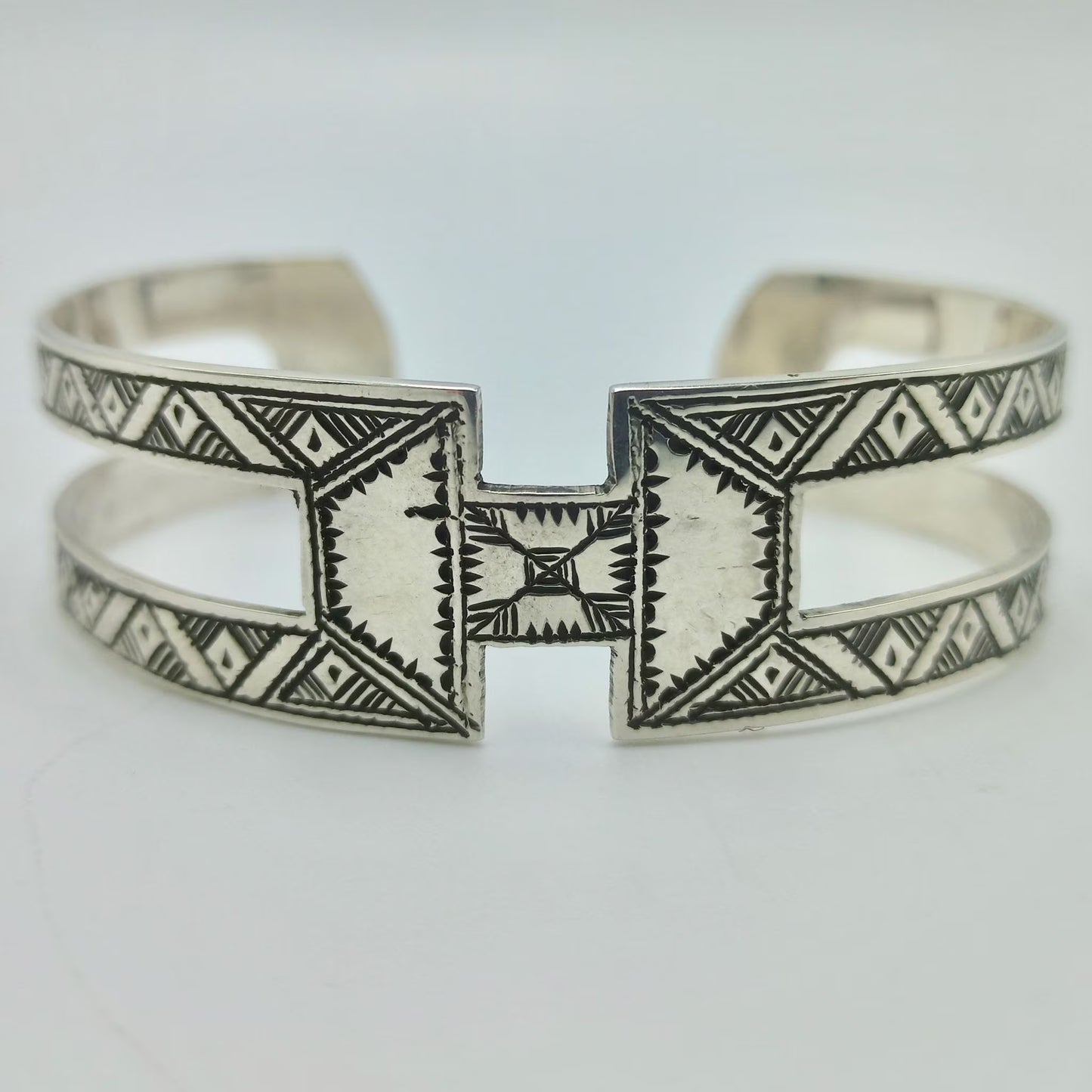 Bangle Bracelet 925 Sterling Silver Open Charm, Fine Jewelry Cuff Bracelet, Handmade Bracelet, Perfect for Any Occasion