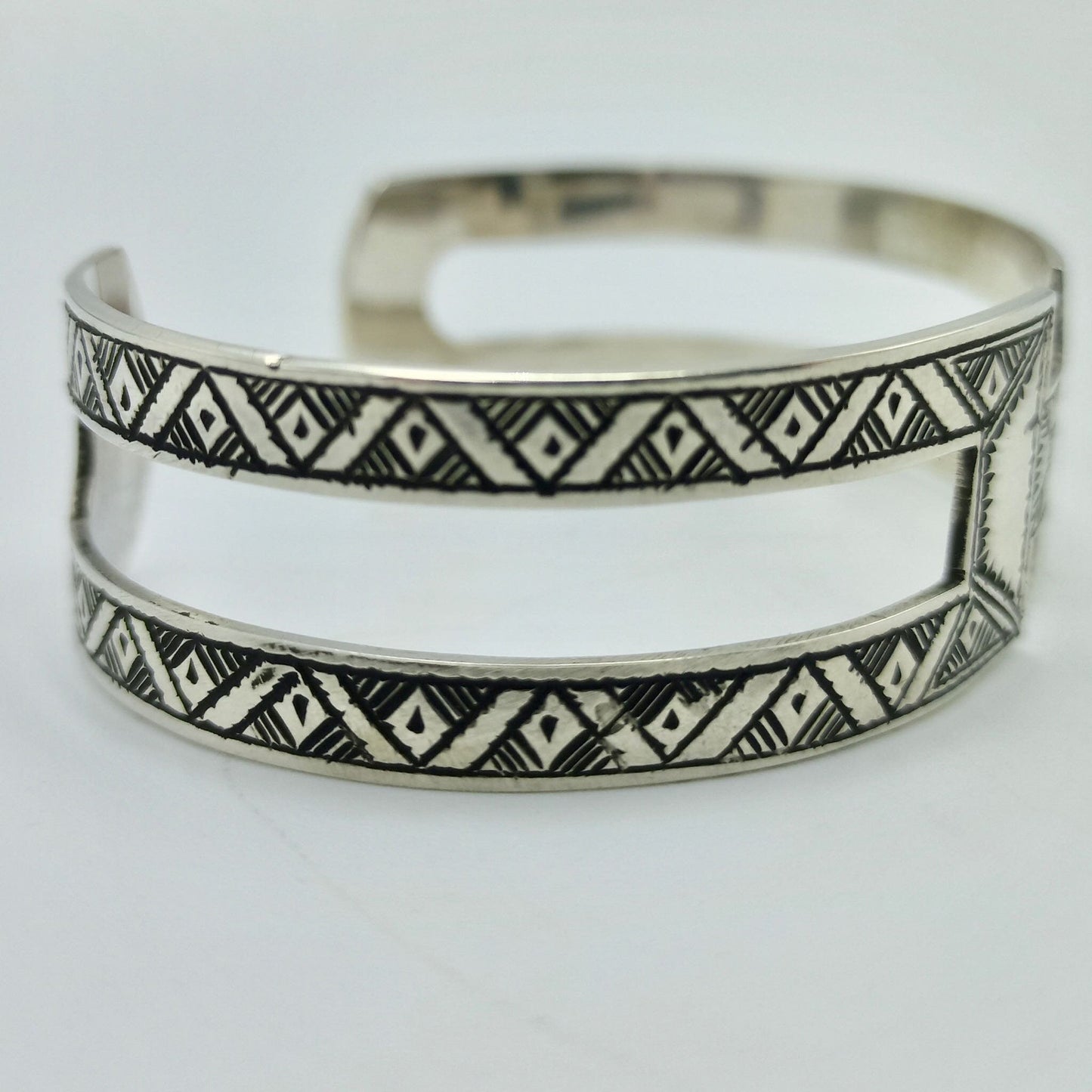 Bangle Bracelet 925 Sterling Silver Open Charm, Fine Jewelry Cuff Bracelet, Handmade Bracelet, Perfect for Any Occasion