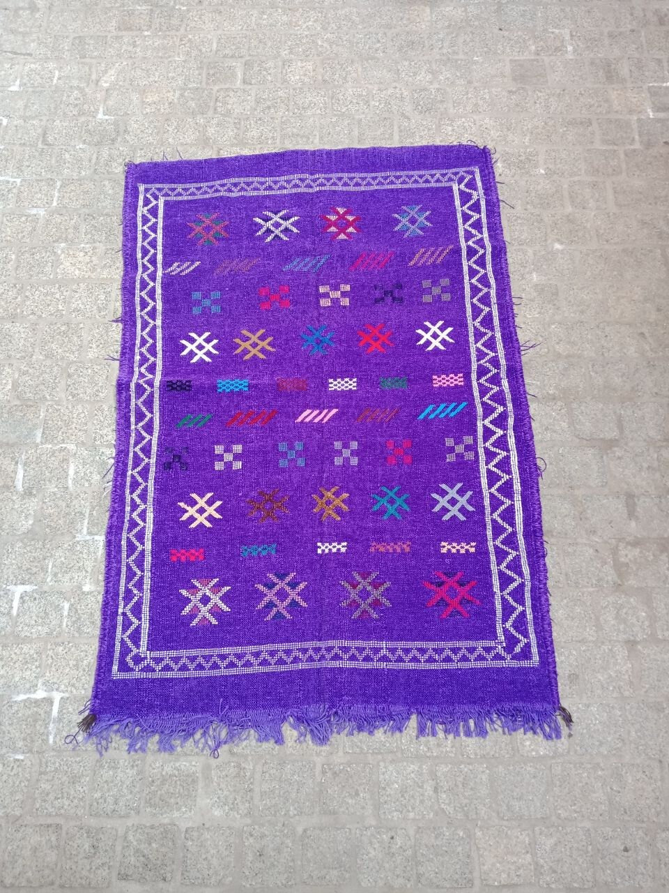 Moroccan Berber Rug. Handmade Berber Rug.Berber Kilim . Authentic Azilal. Sabra Rug. Boho Rug