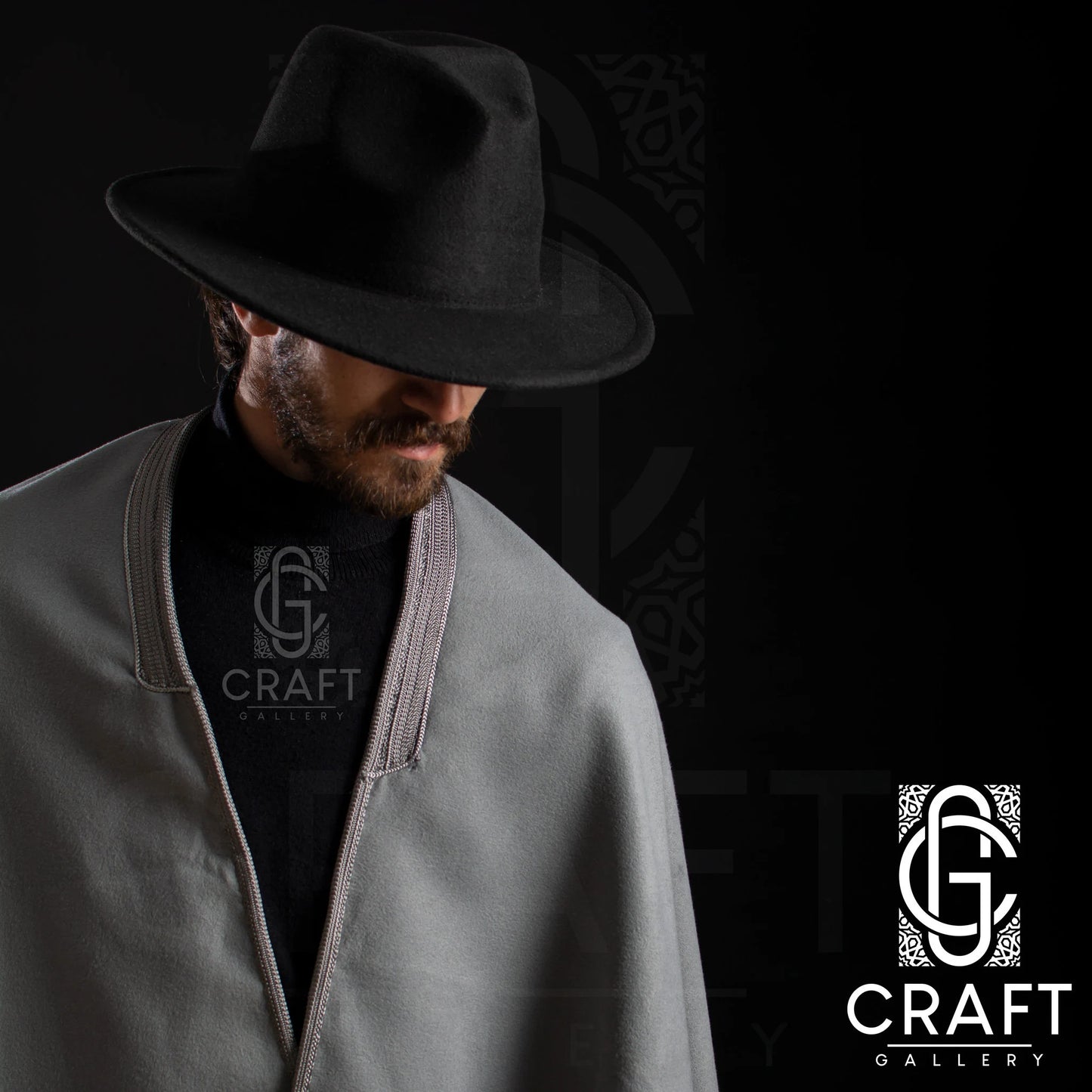 Moroccan Handmade _ Luxury Winter Warm Cape _ Hooded Long Overcoat_ Poncho Winter Coat Silham Burnous