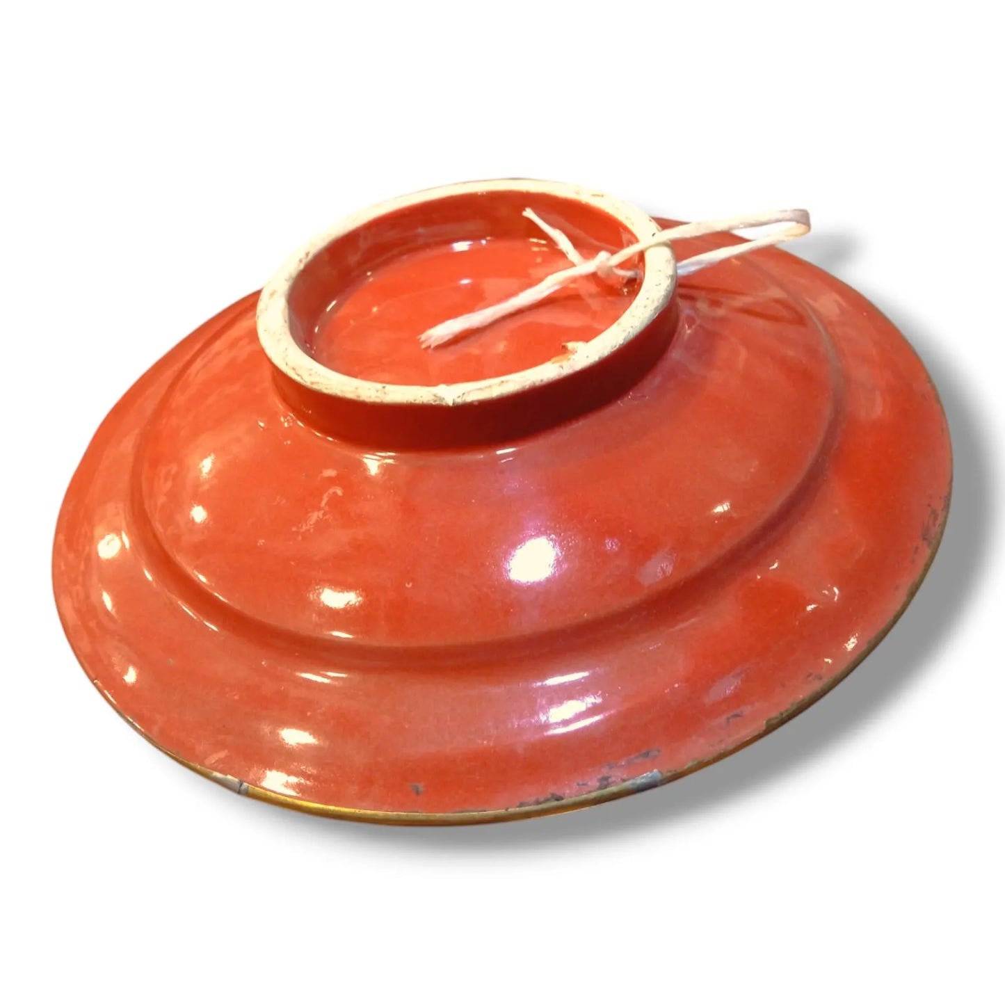 Moroccan Wall Hanging Plate 21Cm - Handcrafted Ceramic with Metal Design Housewarming Gift, Moroccan Style Wall Art, Unique Moroccan Plate
