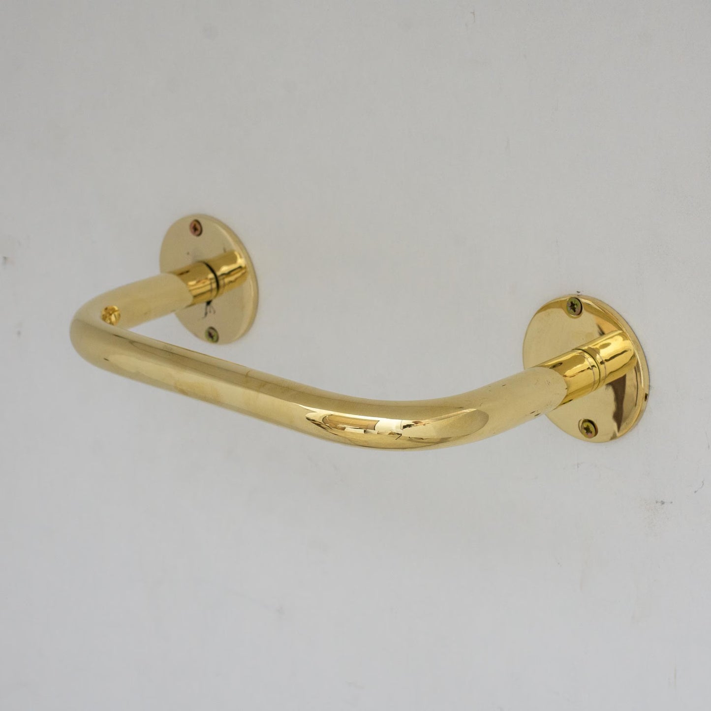 Unlacquered Brass Towel Holder, Bathroom Towel Bar, Wall Mount Towel Holder